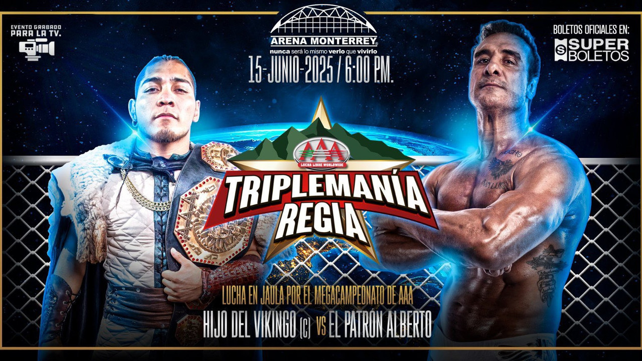AAA Triplemania Regia III backdrop