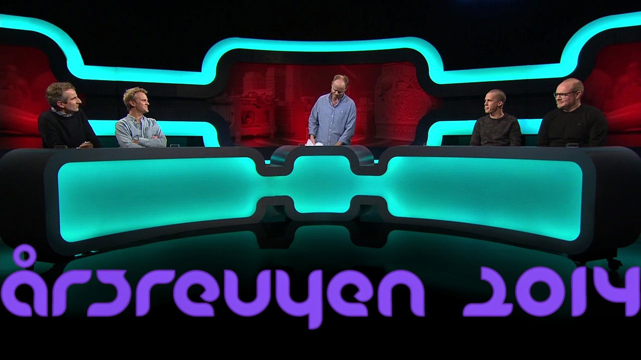 Årsrevyen med Harald Eia backdrop