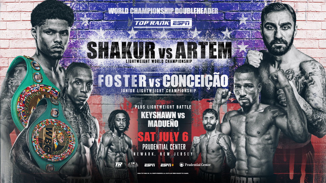 Shakur Stevenson vs. Artem Harutyunyan backdrop