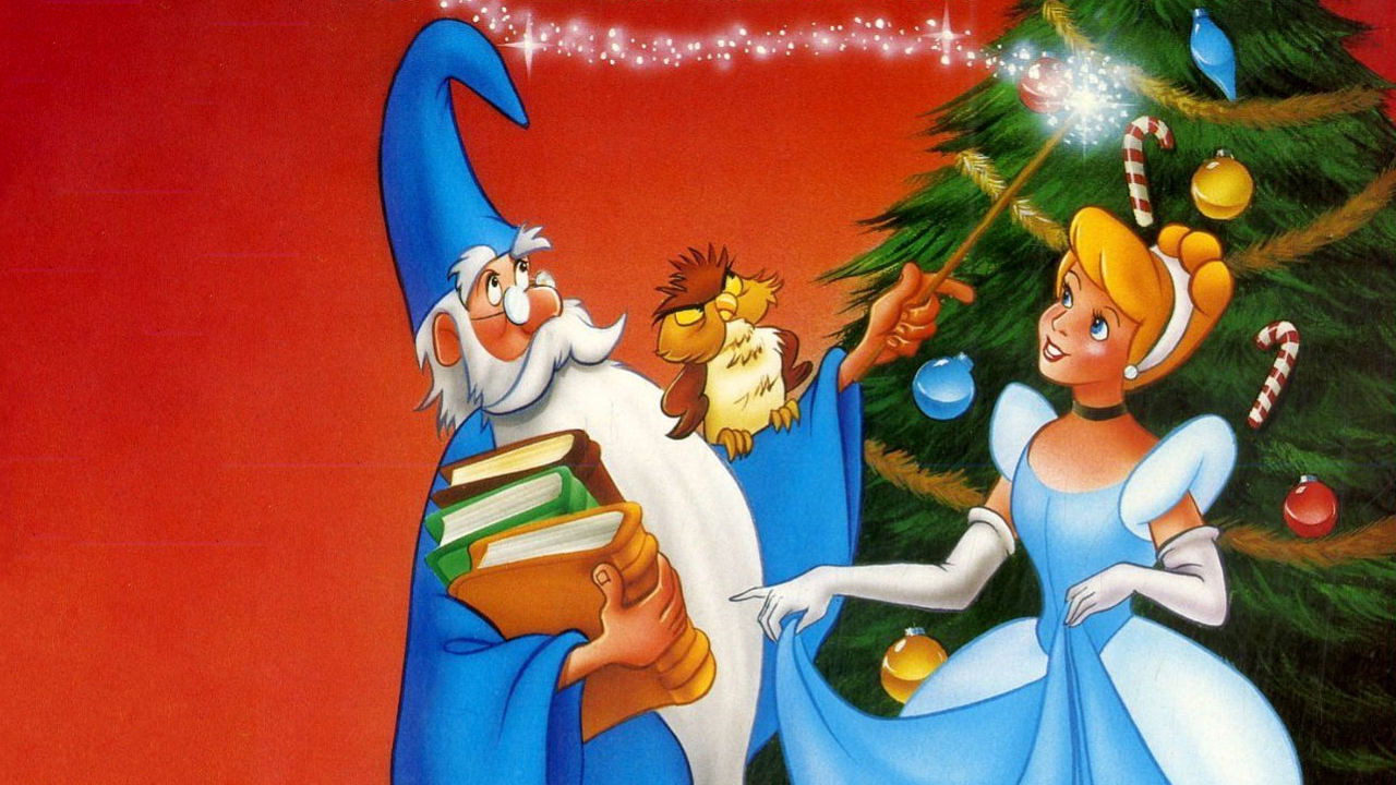 A Disney Christmas Gift backdrop