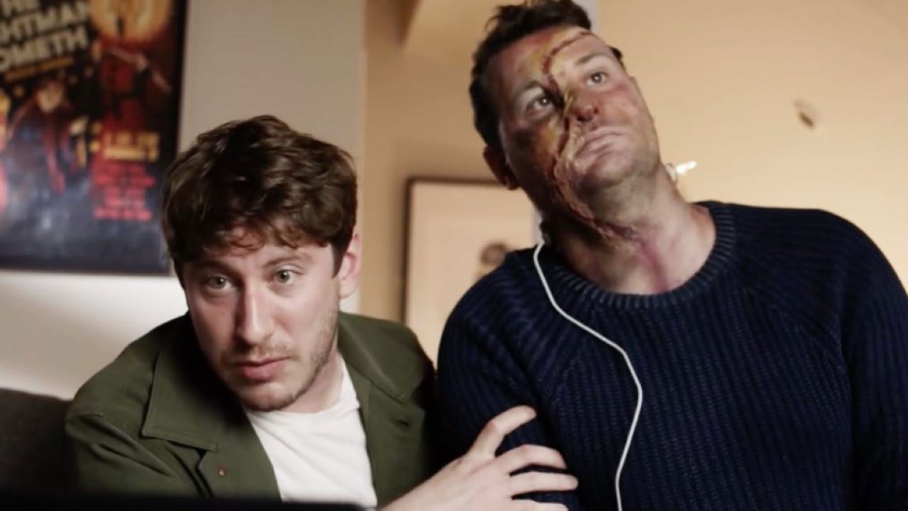 Frankie and Benny backdrop