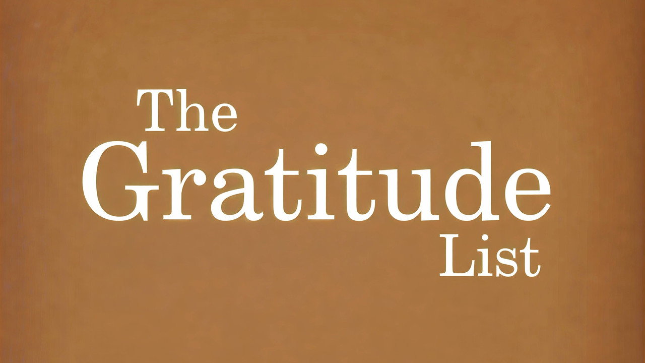 The Gratitude List backdrop
