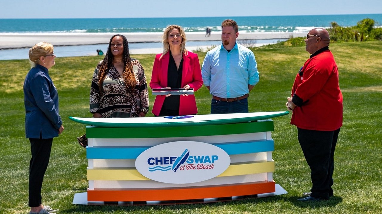Chef Swap at the Beach backdrop