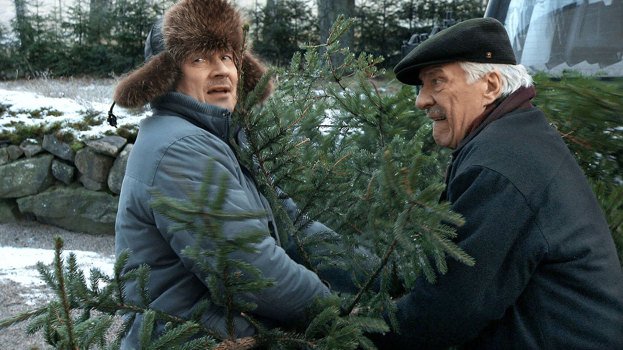 Joulukuusivarkaat backdrop