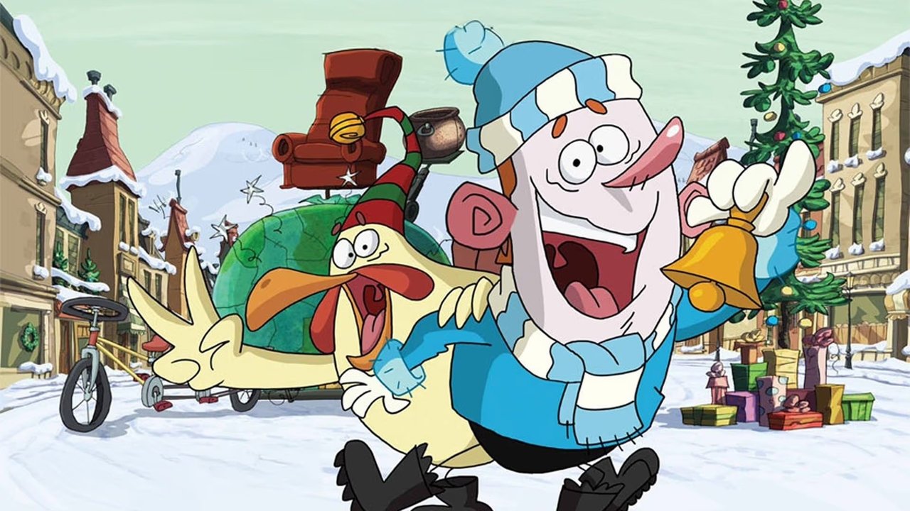 Walter & Tandoori's Christmas backdrop