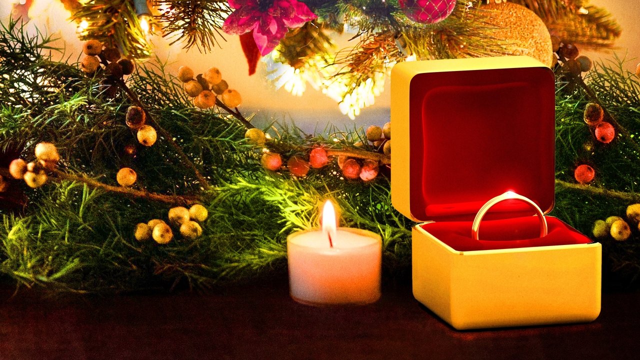 A Christmas Proposal backdrop