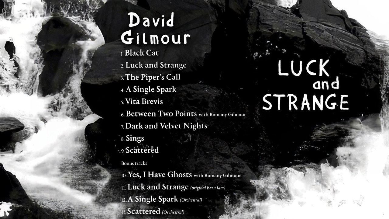 David Gilmour: Luck And Strange backdrop