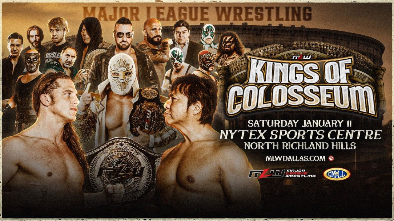 MLW Kings of Colosseum 2025 backdrop