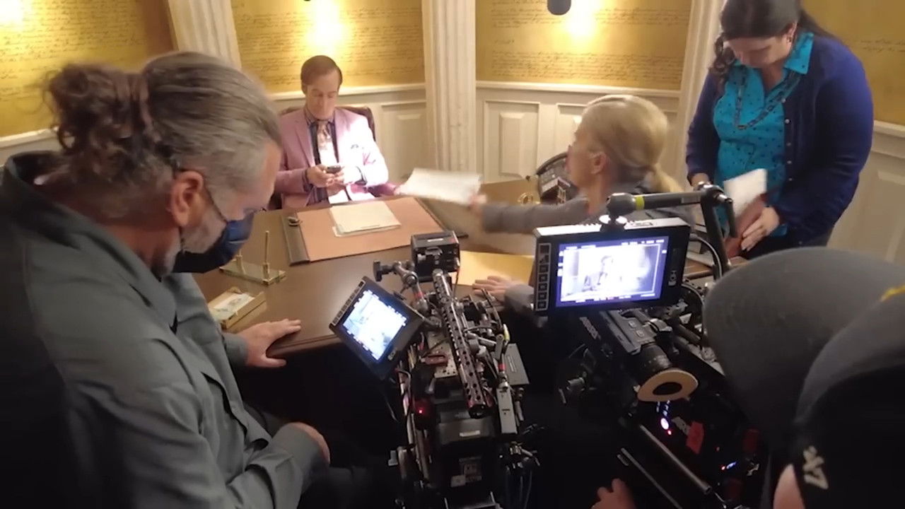 Making of Better Call Saul: Finale backdrop