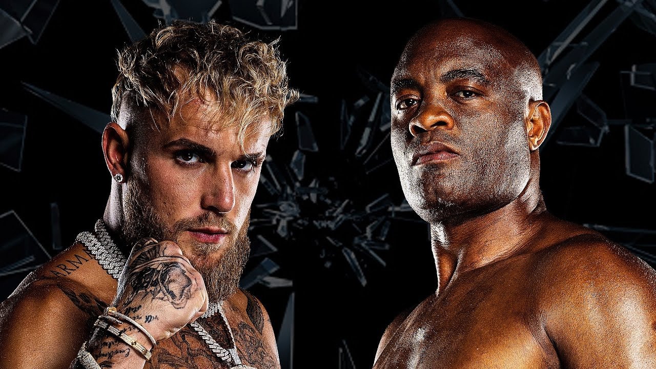 Jake Paul vs. Anderson Silva backdrop