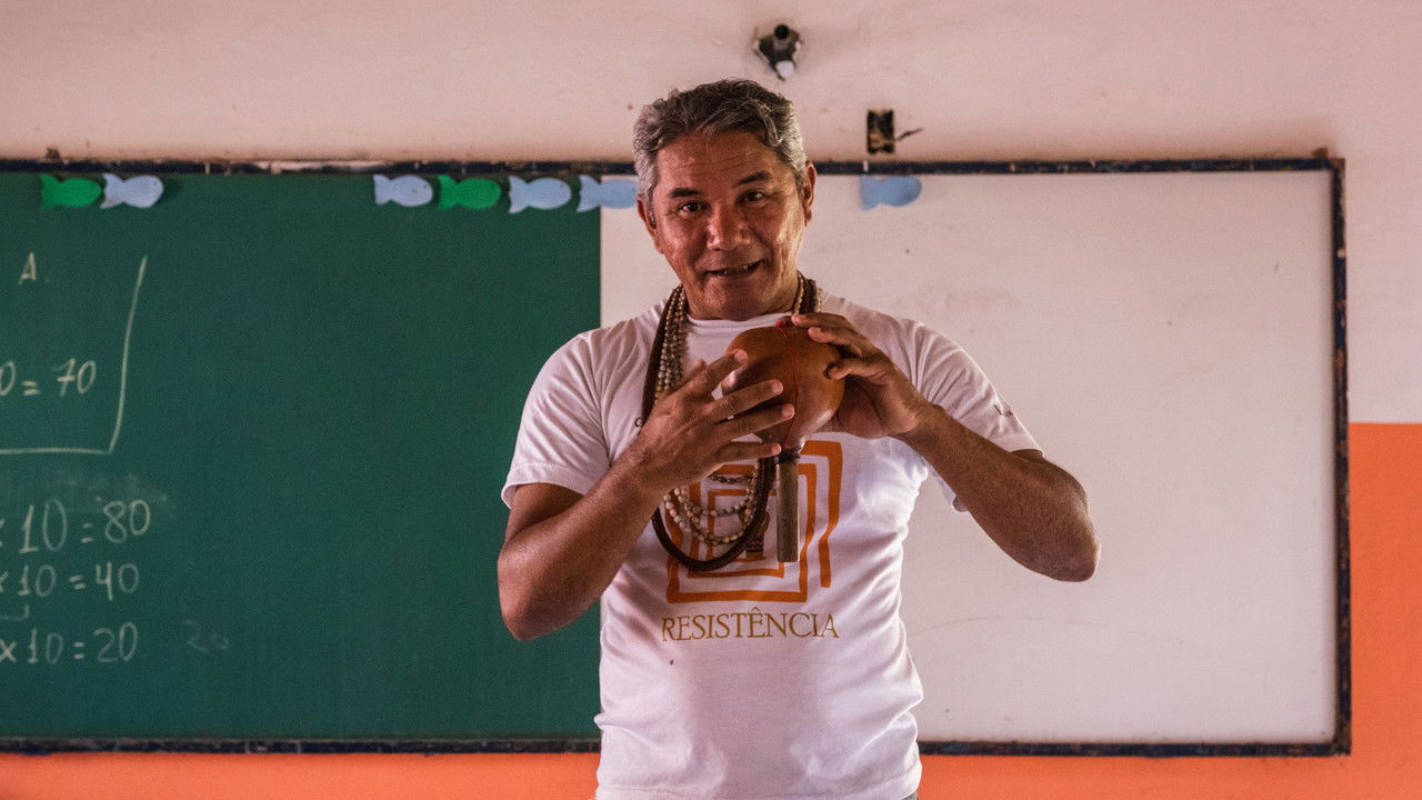 Antes do livro didático, o cocar backdrop