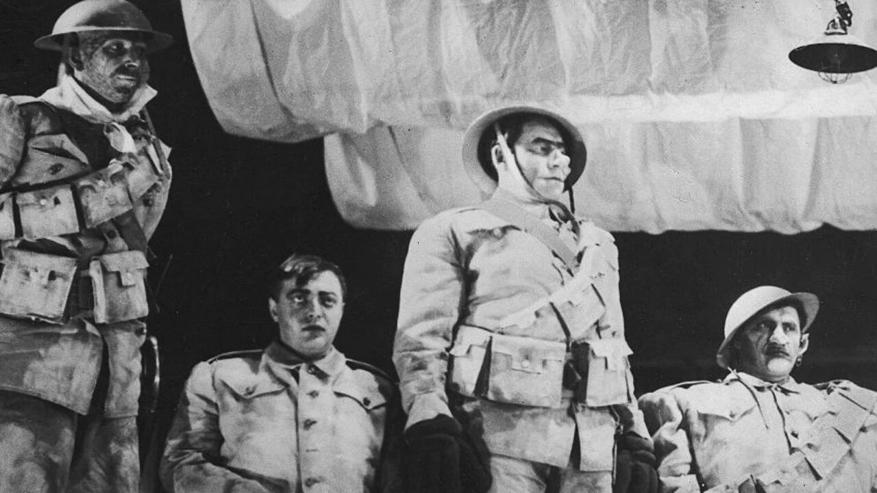 A Man's a Man backdrop