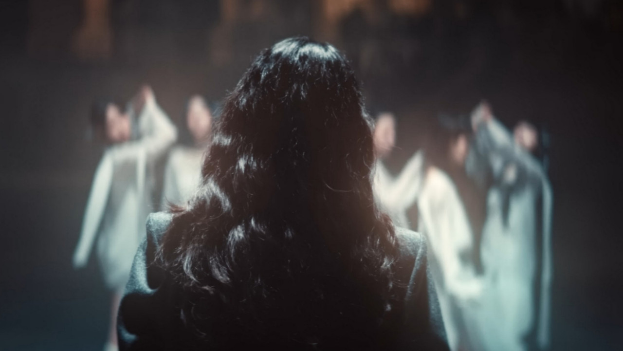 Cool With You backdrop