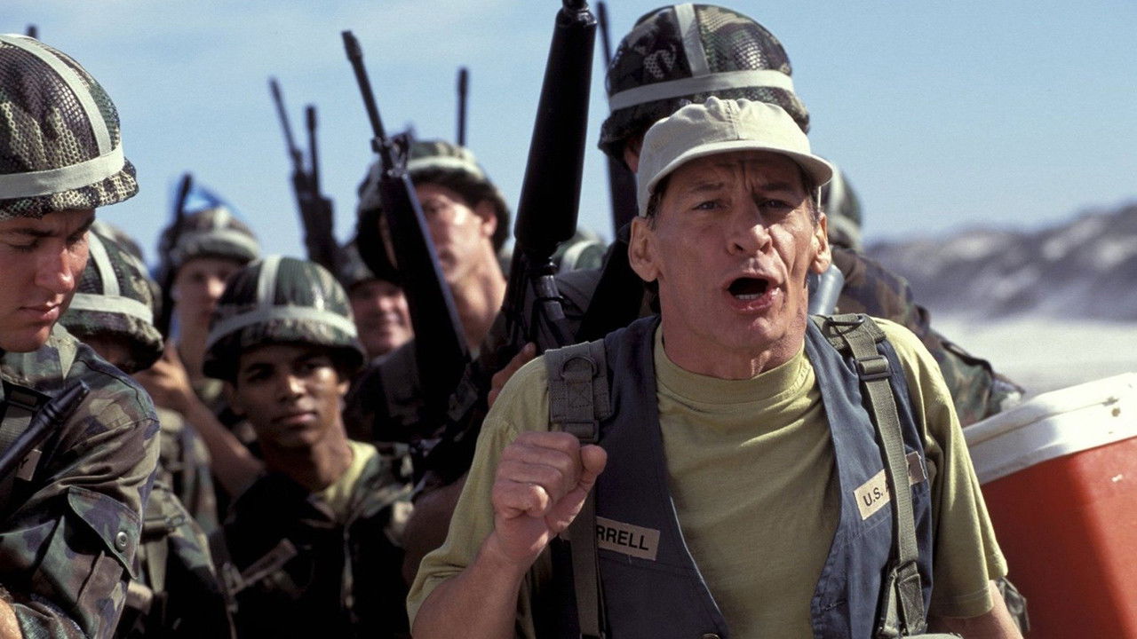 Ernest in the Army backdrop