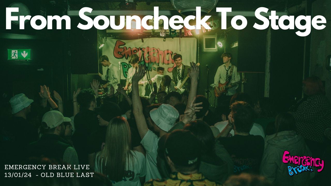 From Sound Check To Stage: Emergency Break backdrop