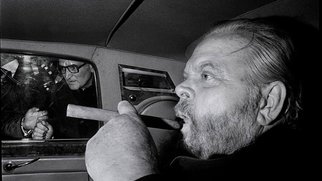 Portrait: Orson Welles backdrop