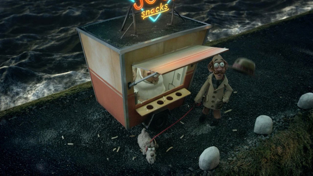 French Fries backdrop