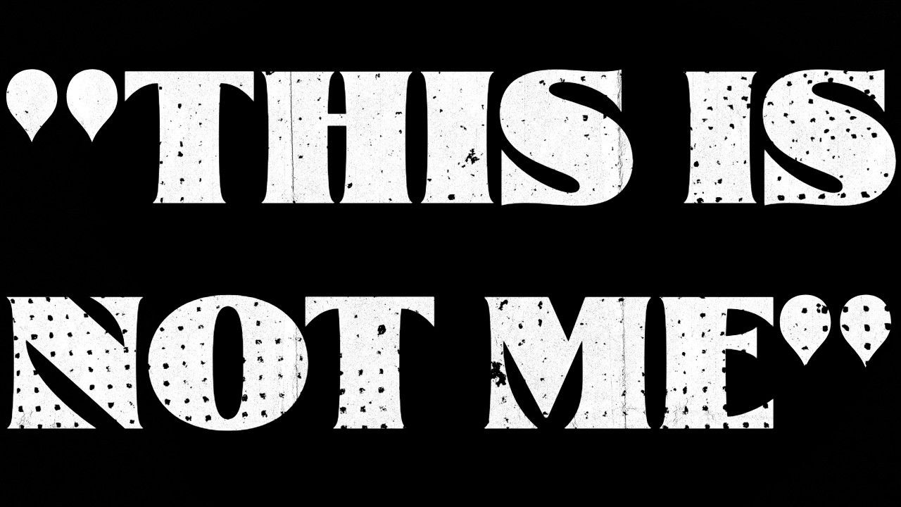 This Is Not Me backdrop
