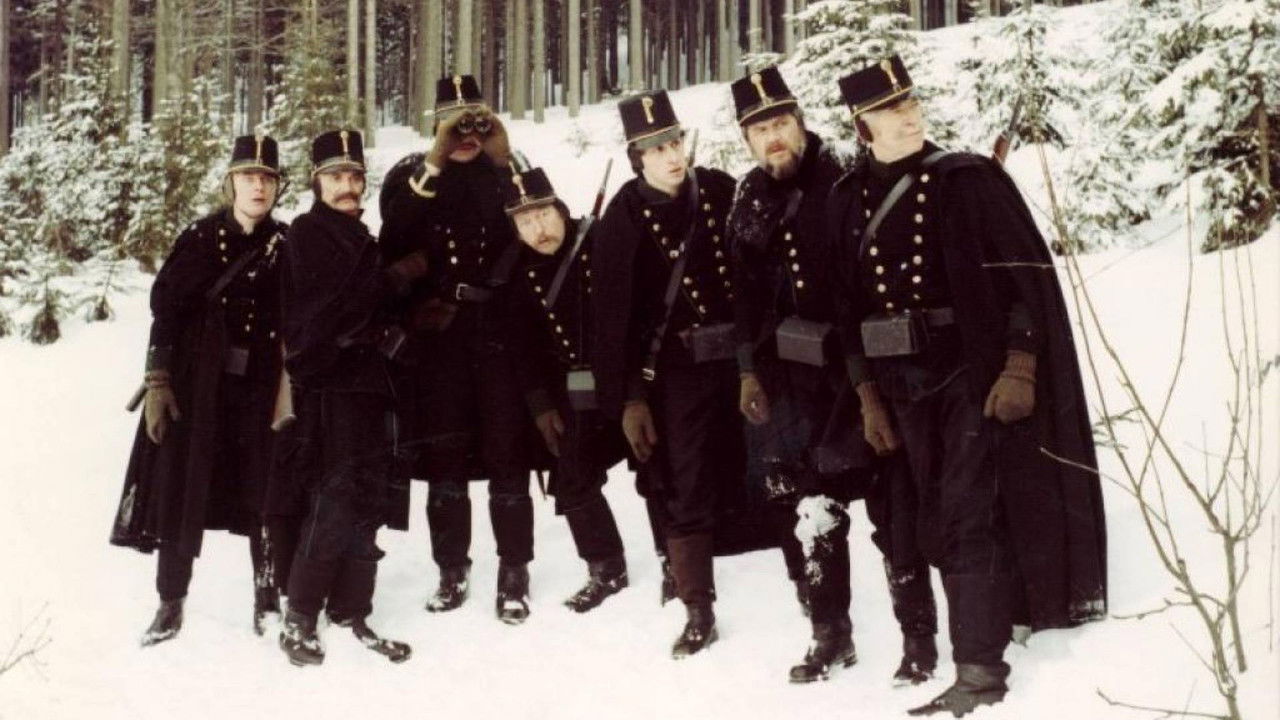 The Krakonos and the Skiers backdrop