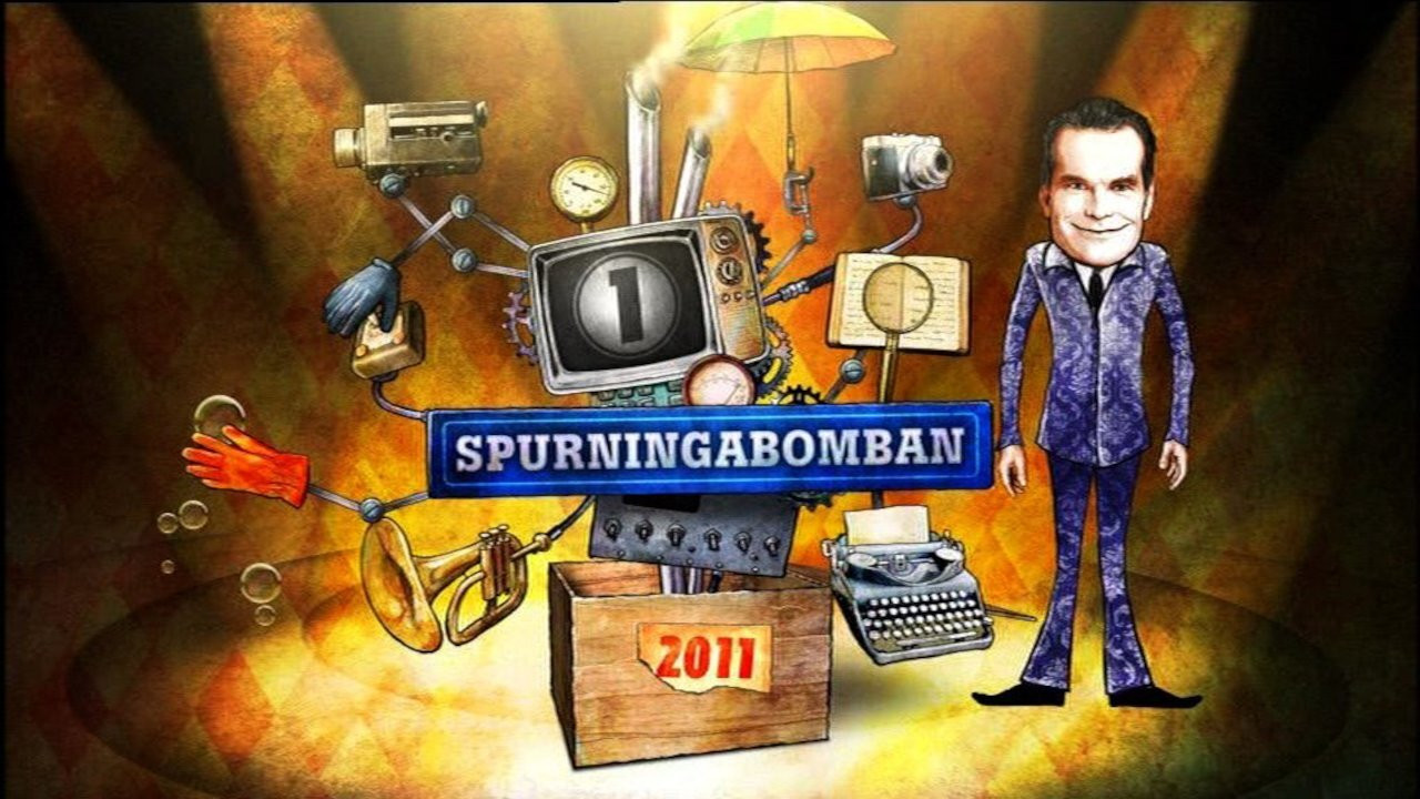 Spurningabomban backdrop