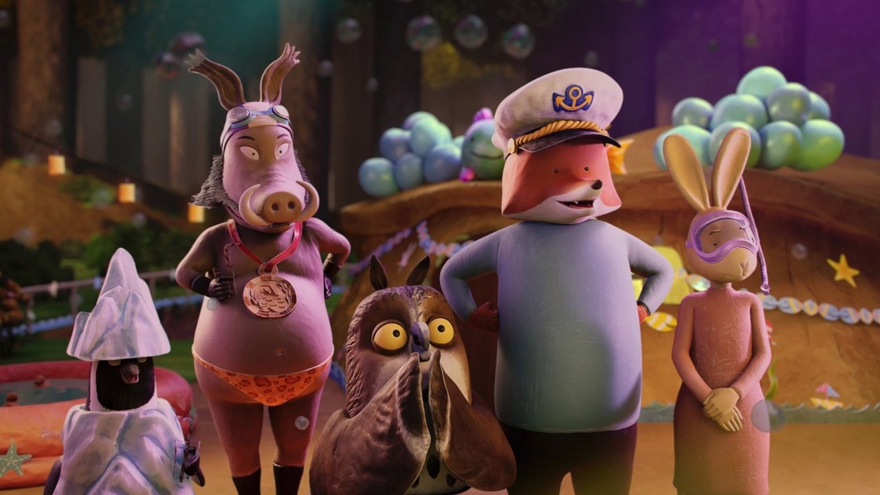 Fox and Hare Save the Forest backdrop