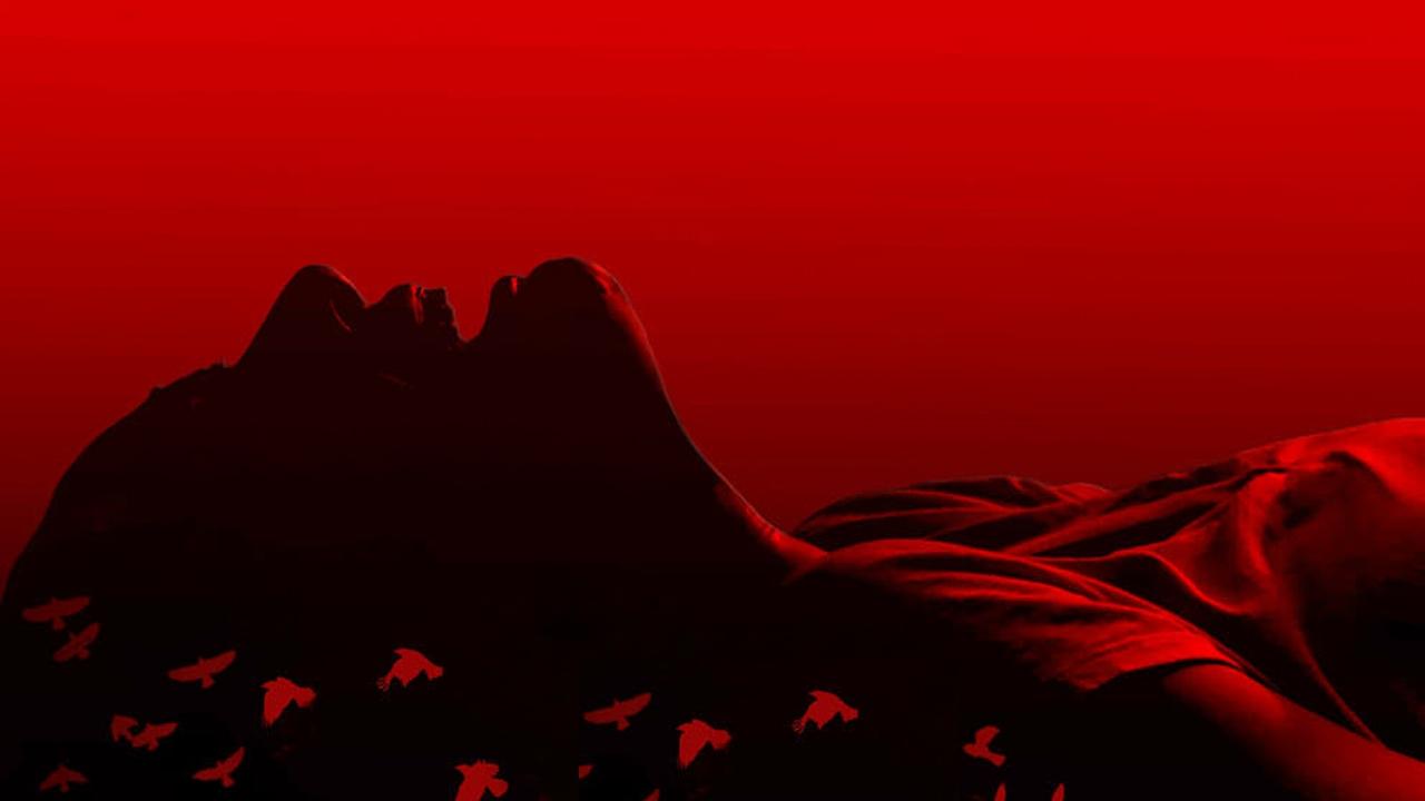 The Dark Red backdrop