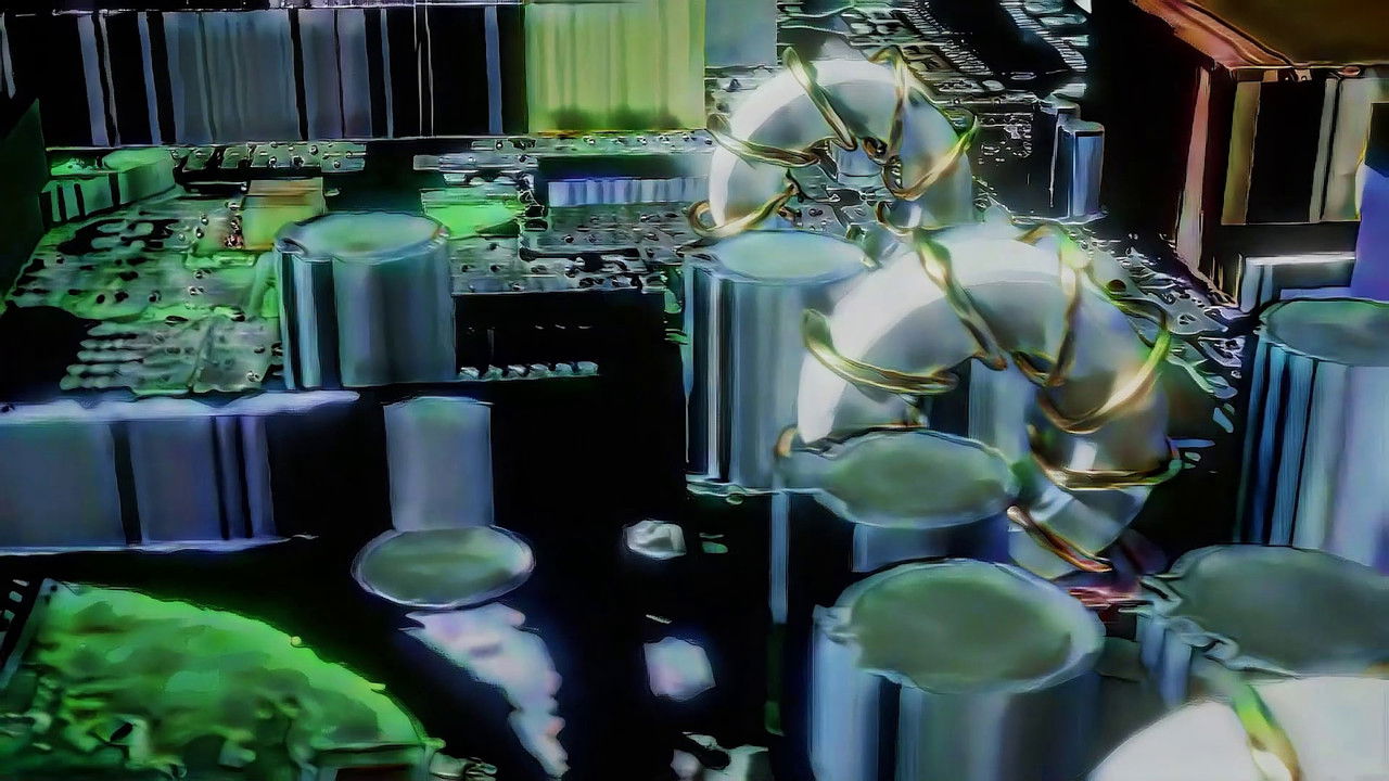 Motherboard backdrop