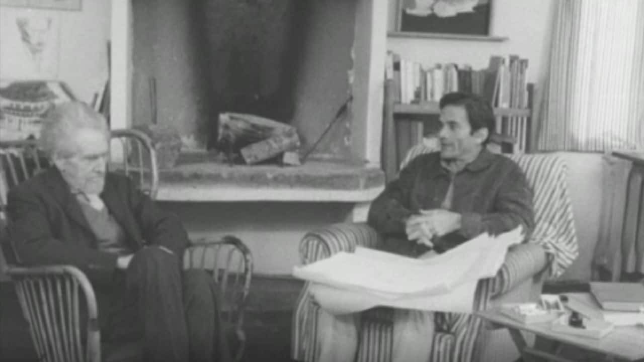 Pasolini Interviews: Ezra Pound backdrop