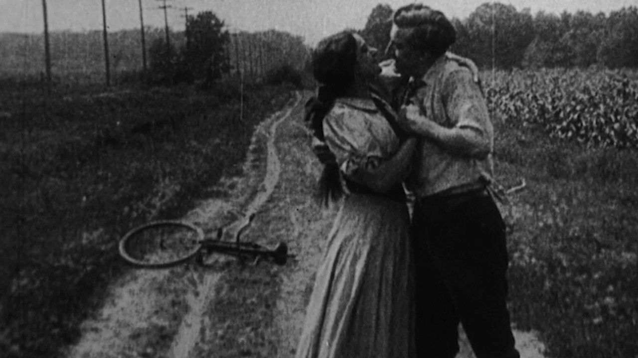 Two Men and a Girl backdrop