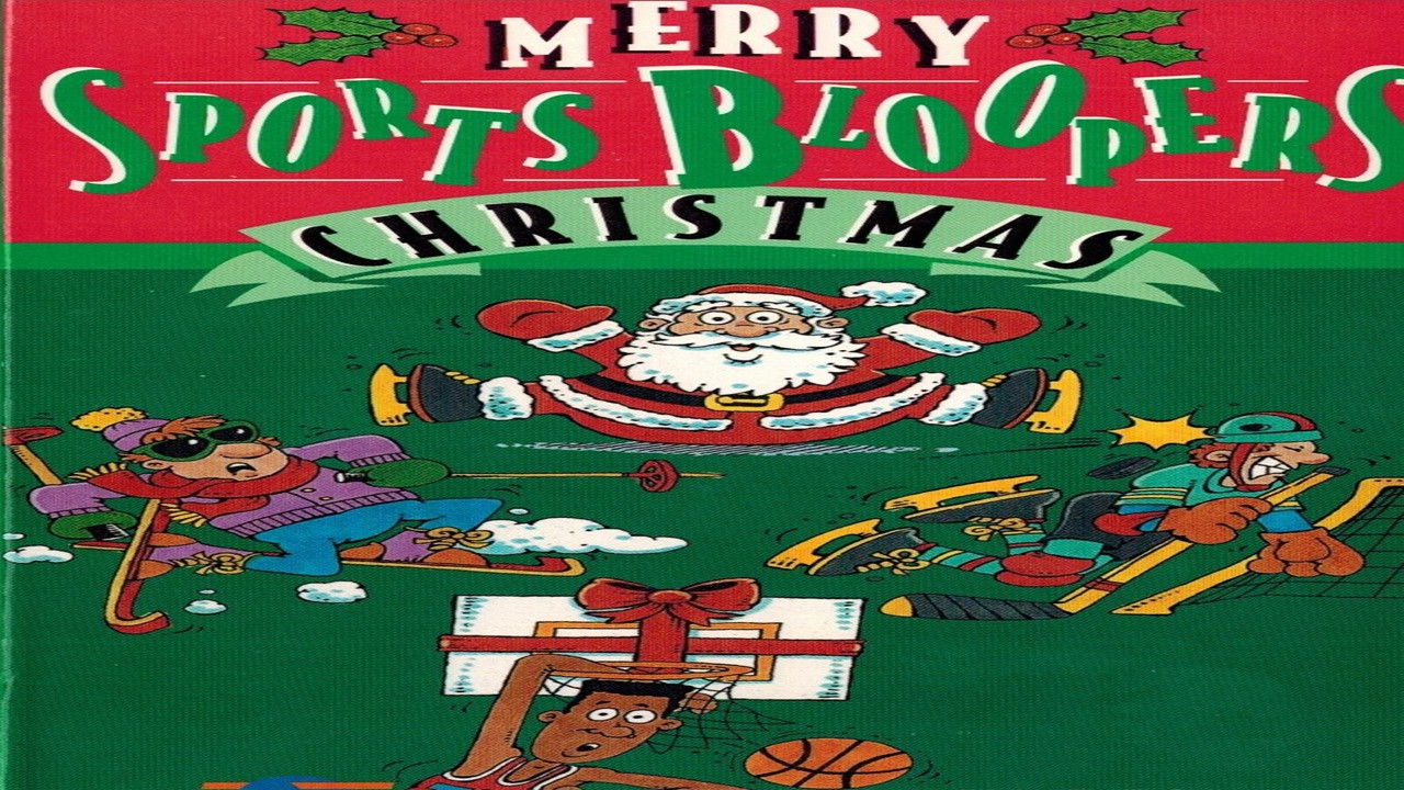 Merry Sports Bloopers Christmas backdrop