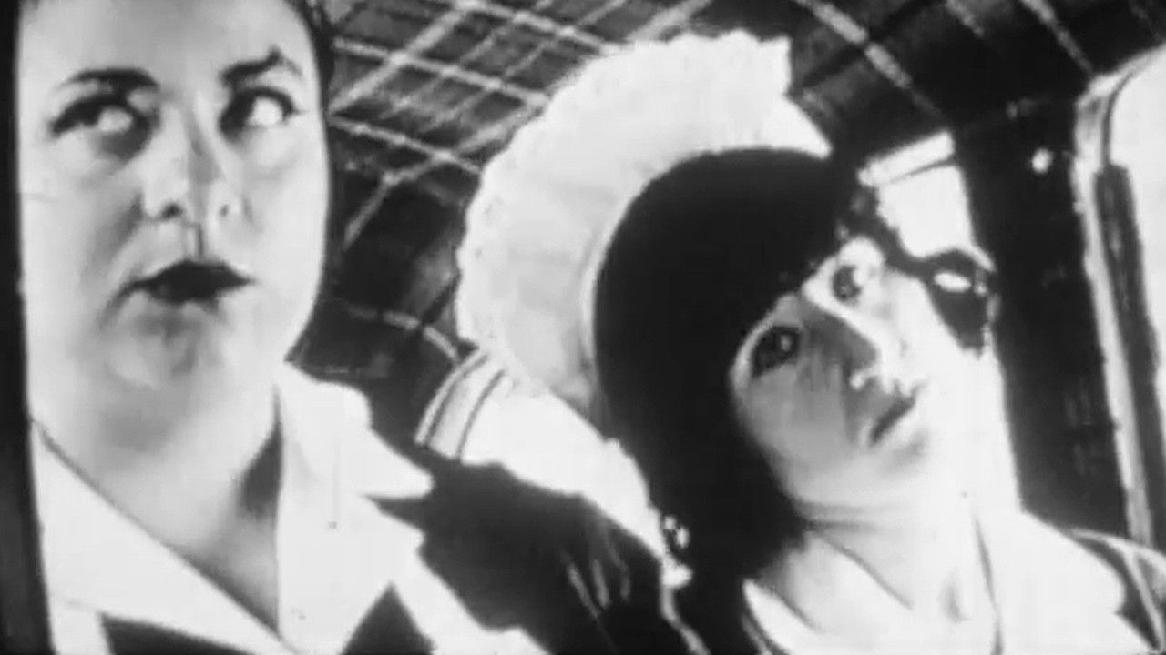 Las mucamas van en coche backdrop