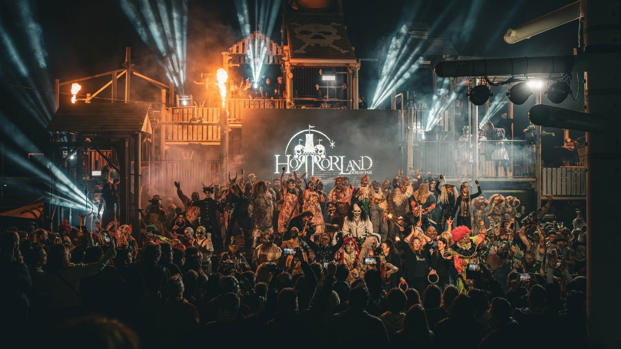 Horror and Love backdrop