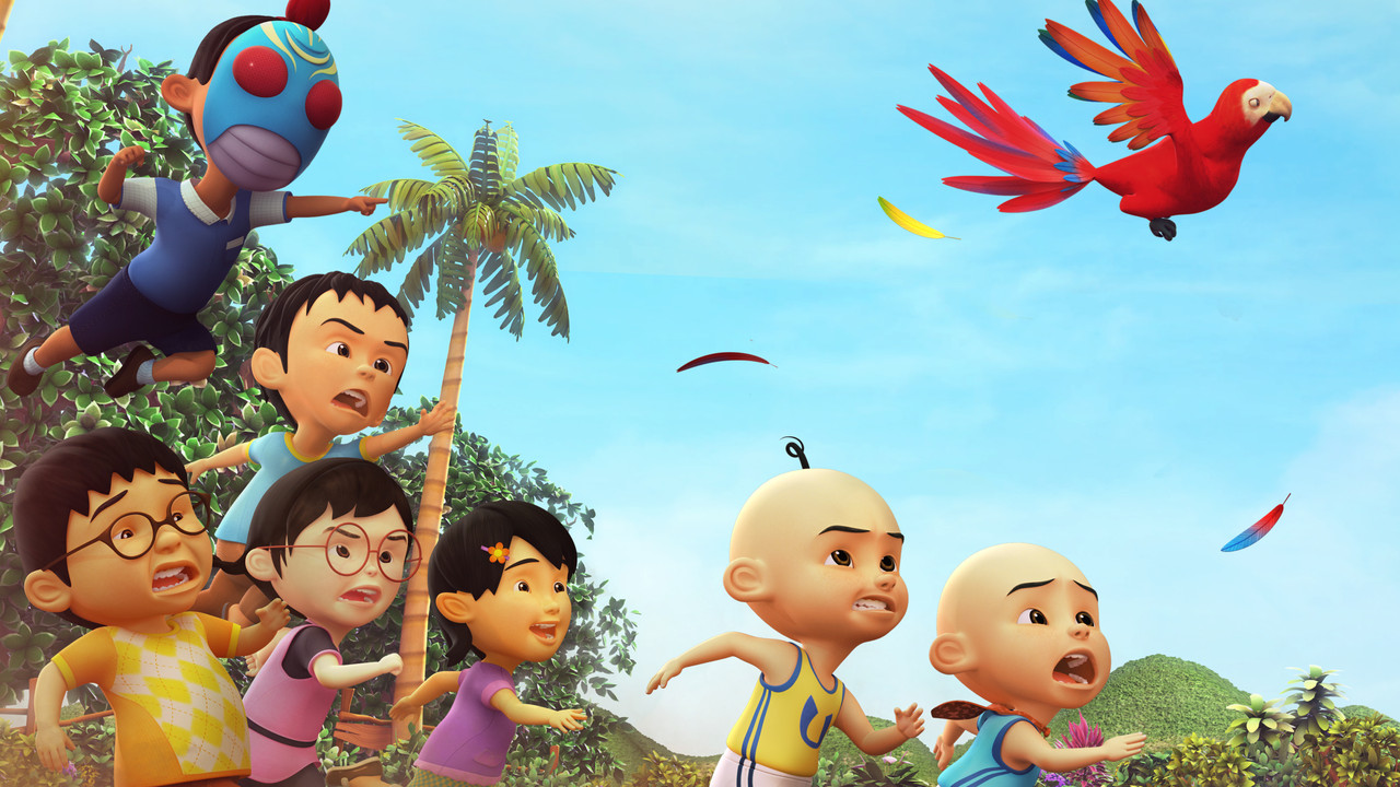 Upin & Ipin backdrop