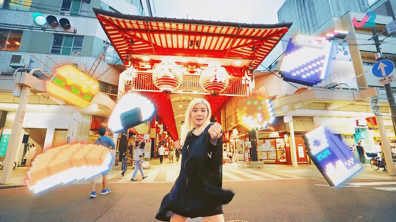 Osaka Unlock backdrop