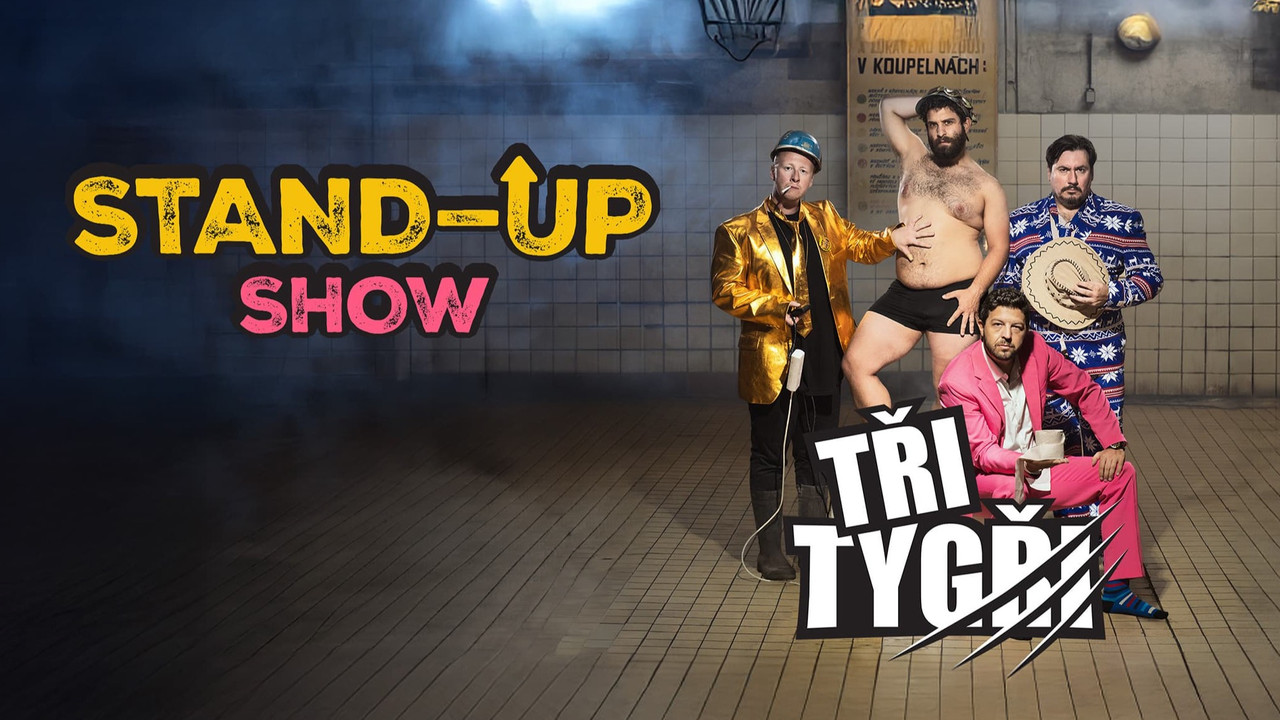 Tři tygři v BumBum Comedy backdrop