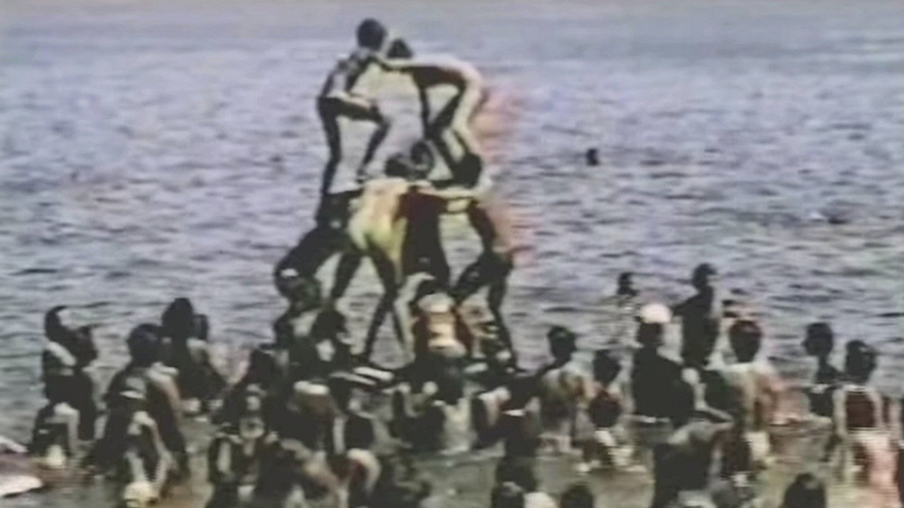 The Poor Go to the Beach backdrop