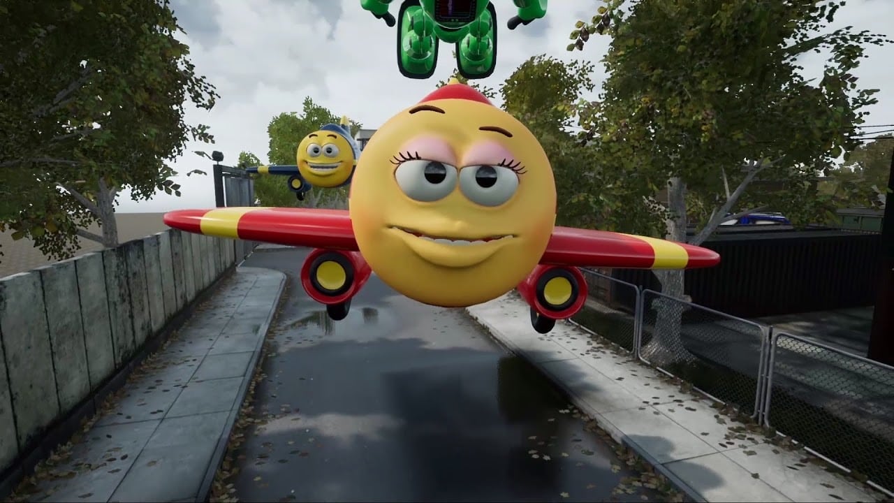 Planes with Brains backdrop