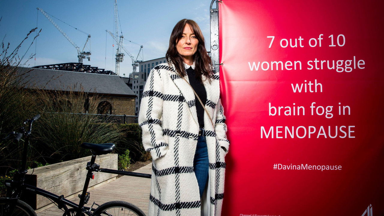 Davina McCall Sex, Mind and the Menopause backdrop