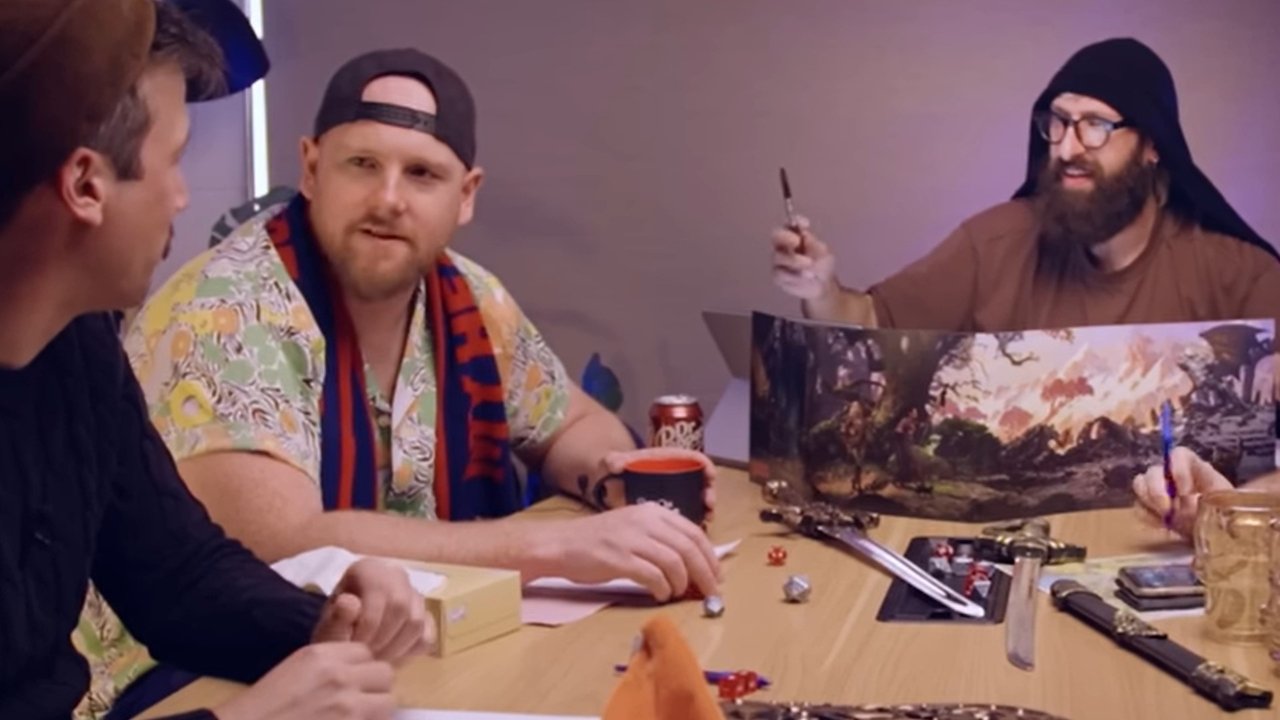 Aunty Donna's Dungeons and Dragons backdrop