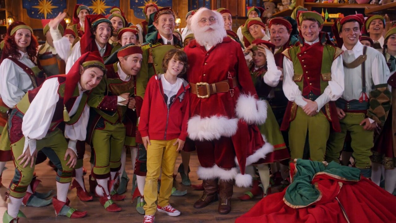 Smart Christmas backdrop