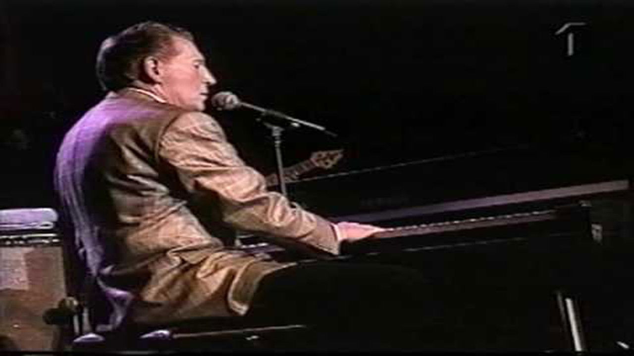 Jerry Lee Lewis in Sweden 1997 backdrop