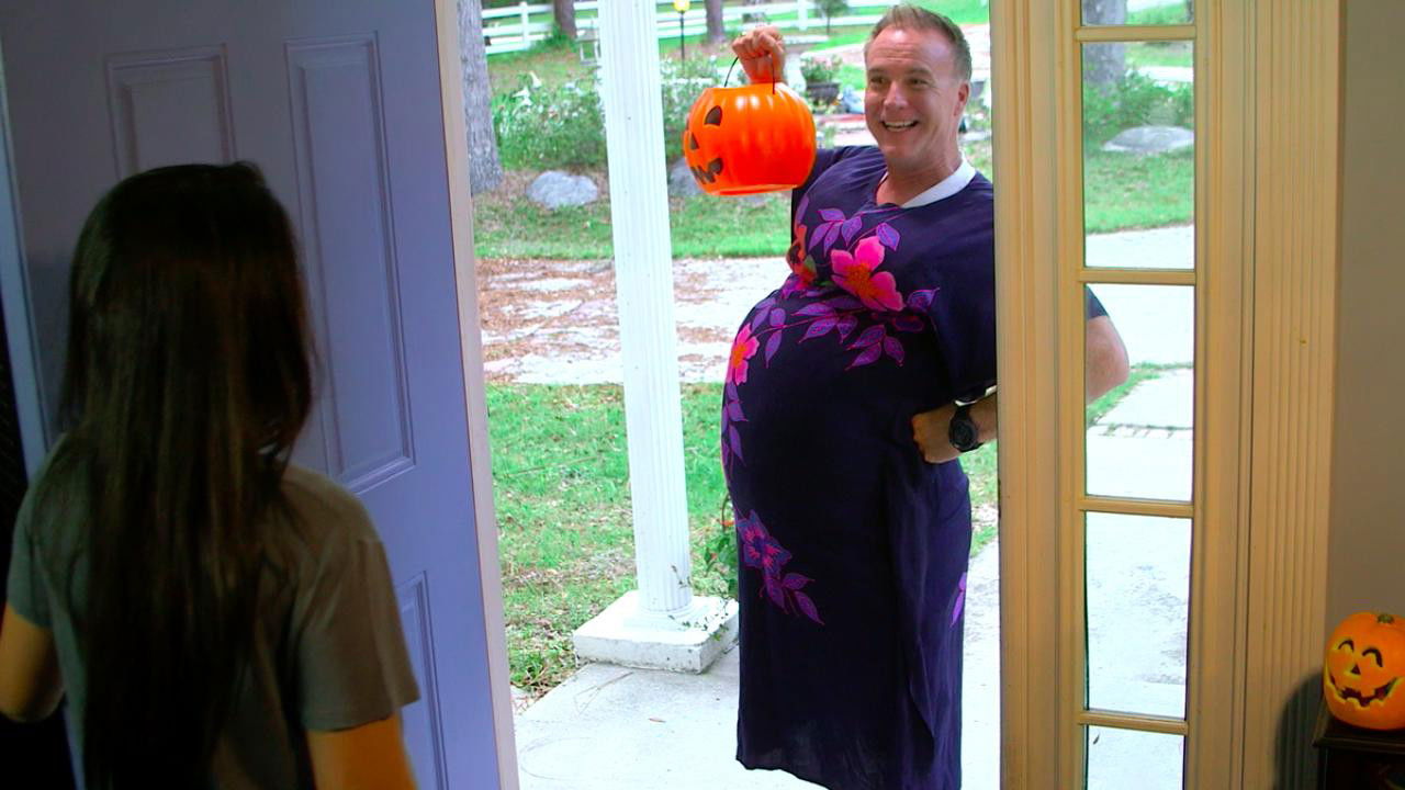 Sam and Elvis backdrop