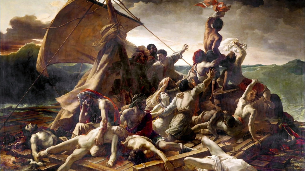 La Véritable Histoire du radeau de La Méduse backdrop