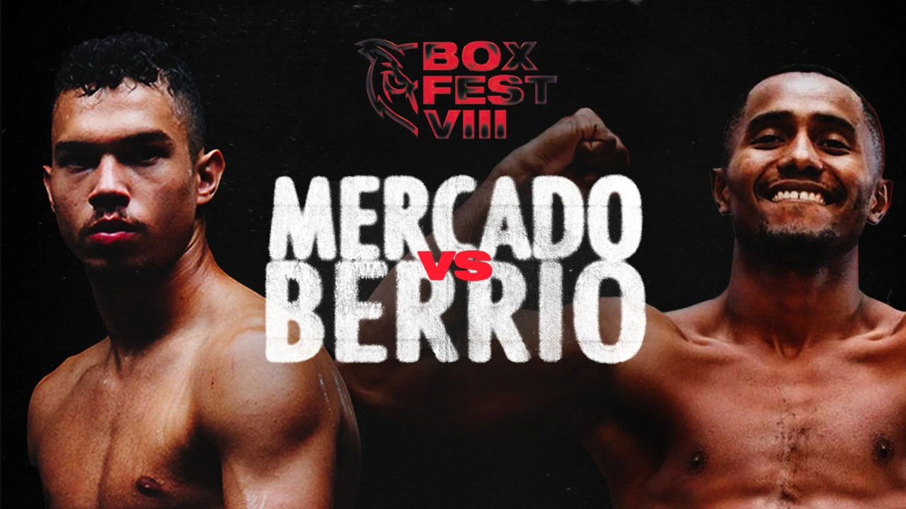 Ernesto Mercado vs. Deiner Berrio backdrop