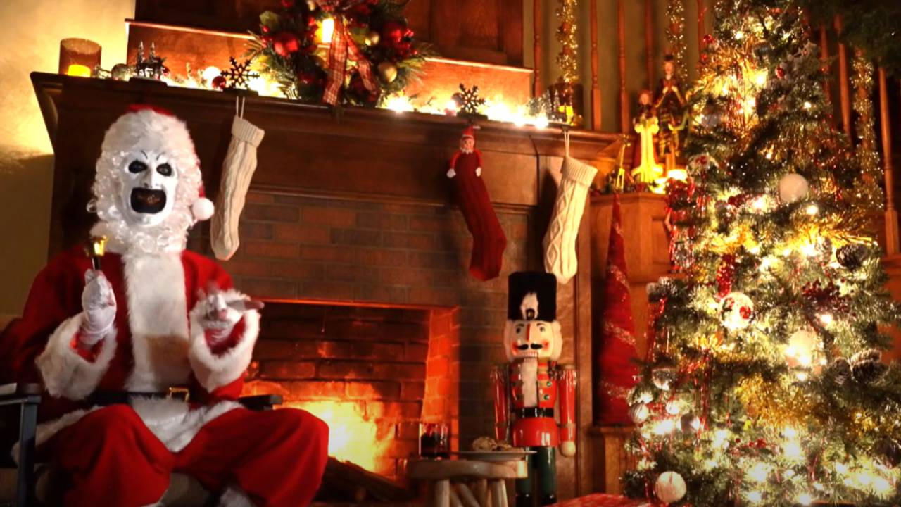 A Very Special Terrifier Christmas backdrop