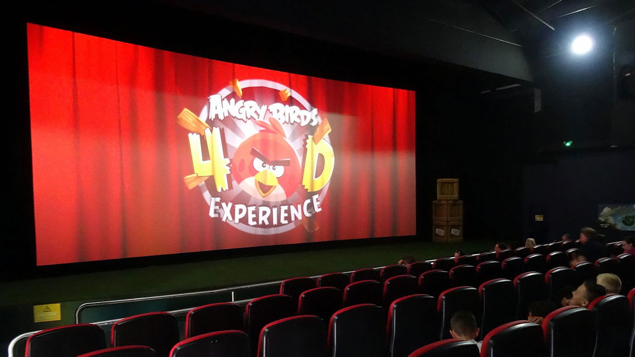 Angry Birds 4D Experience backdrop