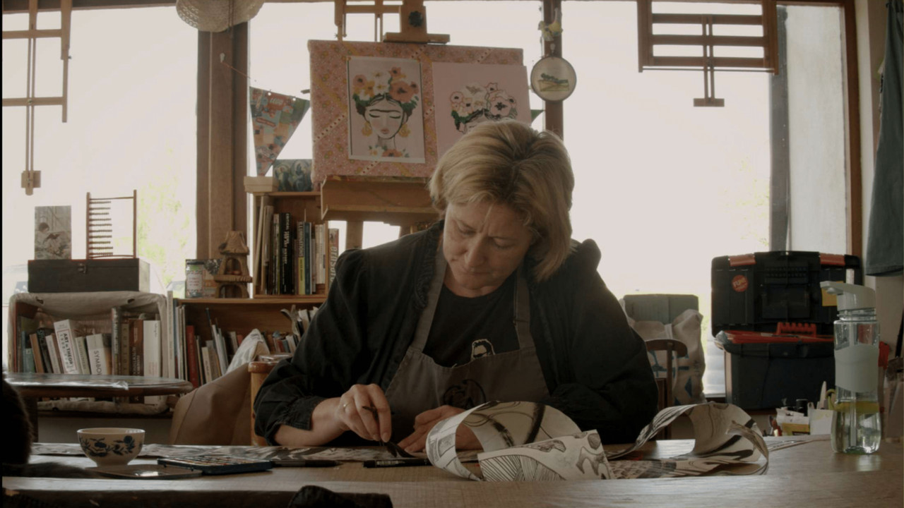 Walking the Labyrinth backdrop