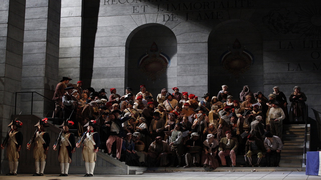 The Metropolitan Opera: Andrea Chénier backdrop