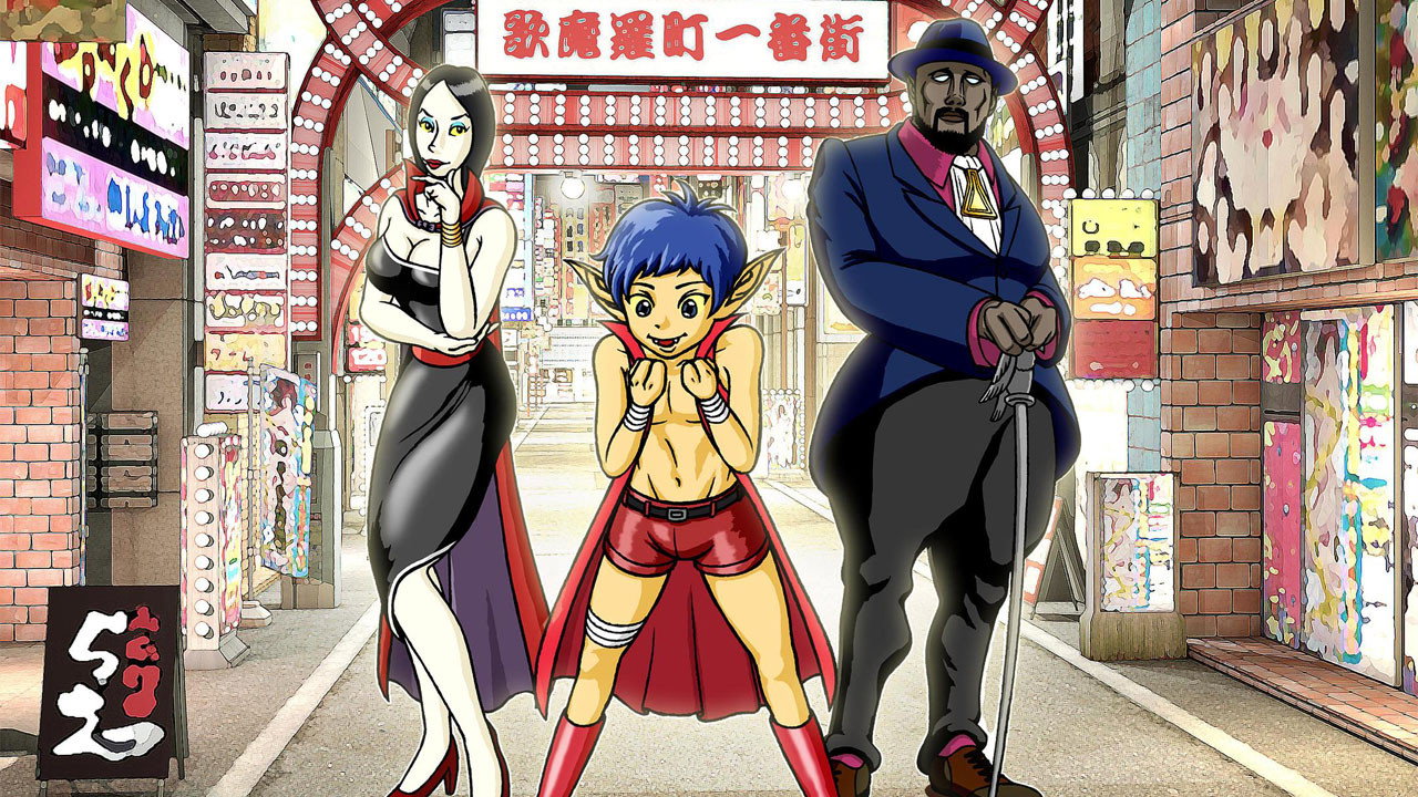 Oretacha Youkai Ningen backdrop