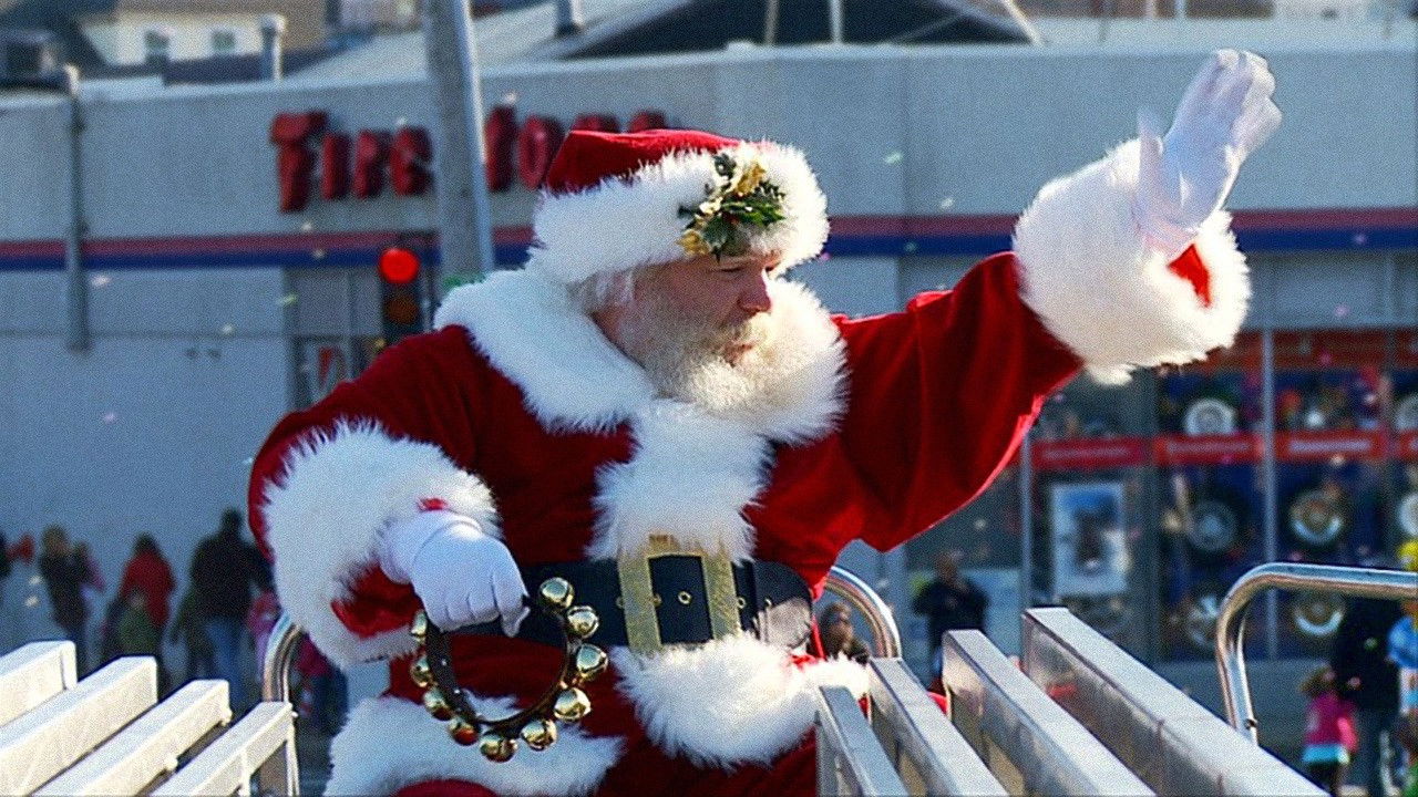 Becoming Santa backdrop